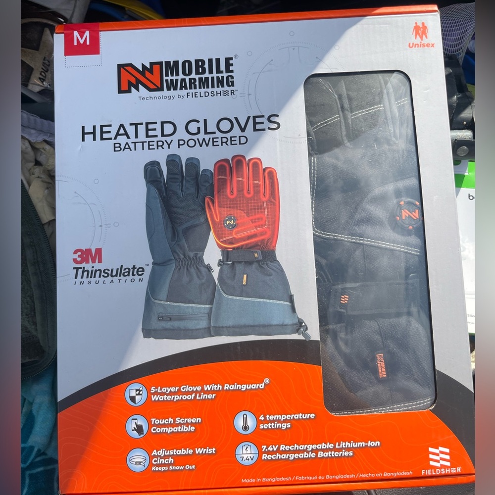Mobile Warming by Fieldsheer heated gloves size medium